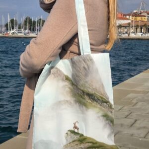 Tote bag Ascent of the Brave